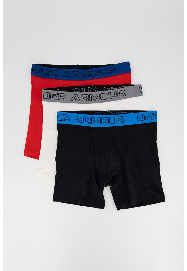 Under Armour Set de boxeri din bumbac Charged 6" Boxerjock® - 3 perechi - Pled.ro