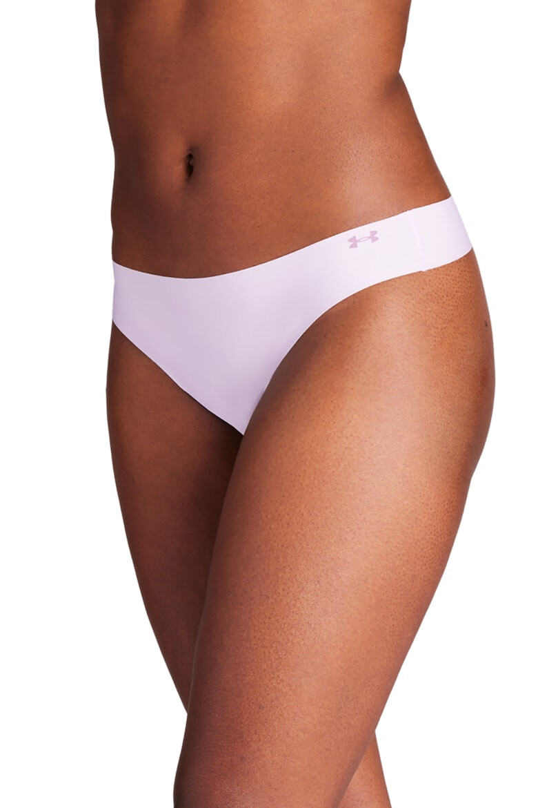 Under Armour Set de chiloti tanga fara cusaturi pentru antrenament Pure Strech - 3 perechi - Pled.ro