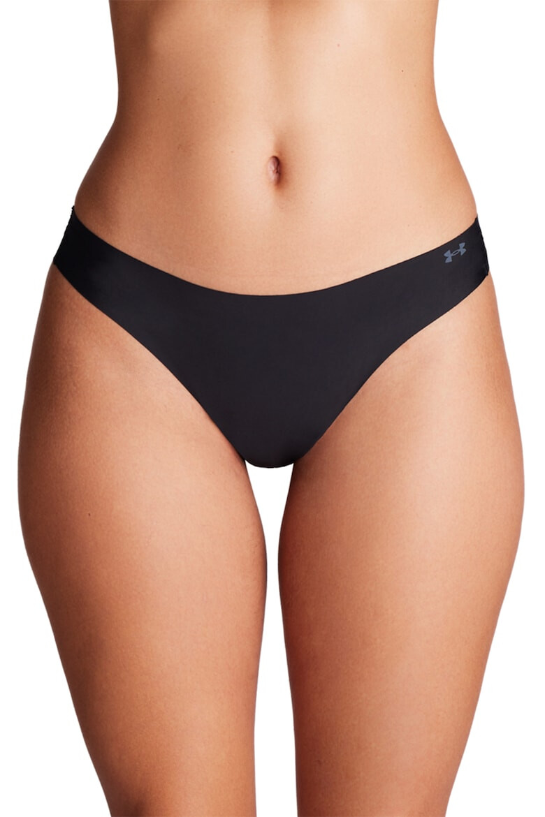 Under Armour Set de chiloti tanga fara cusaturi pentru antrenament Pure Strech - 3 perechi - Pled.ro