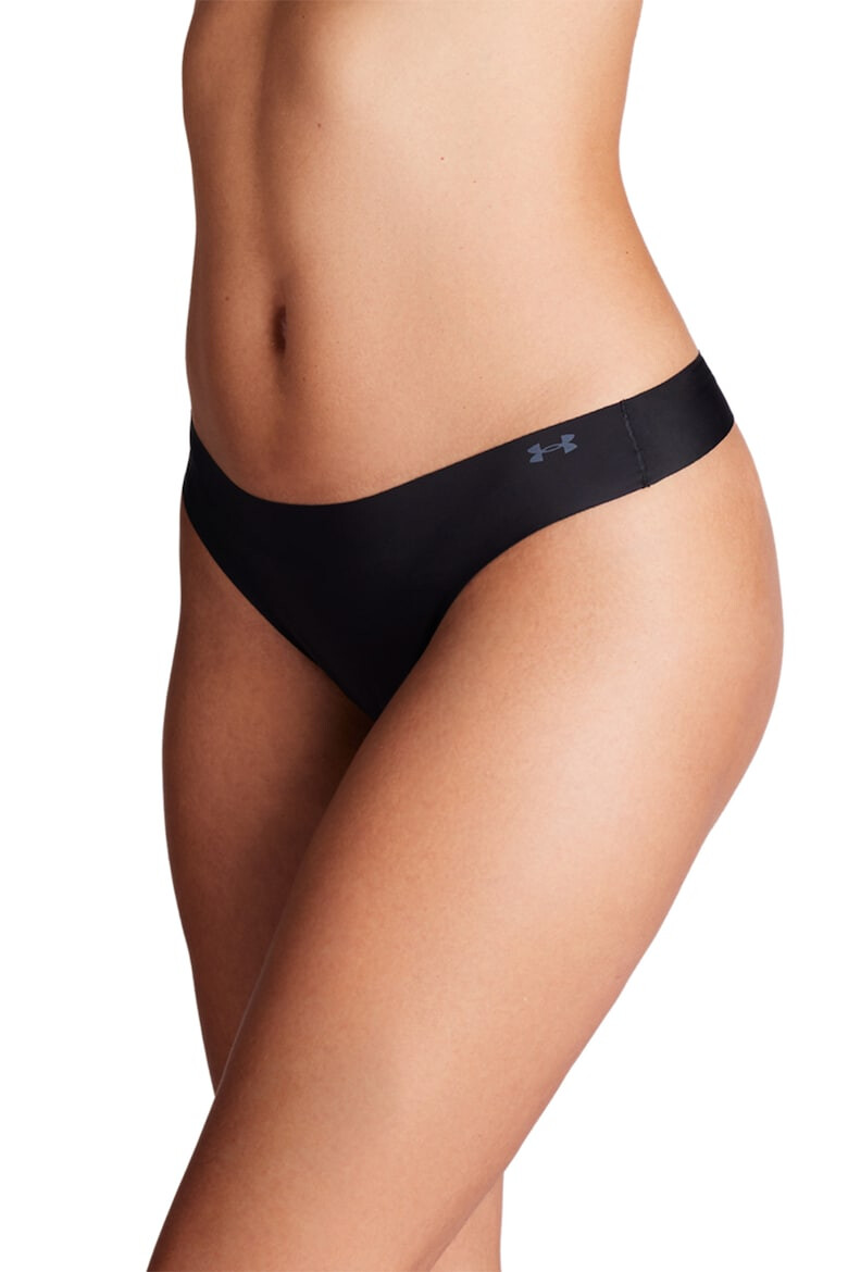 Under Armour Set de chiloti tanga fara cusaturi pentru antrenament Pure Strech - 3 perechi - Pled.ro