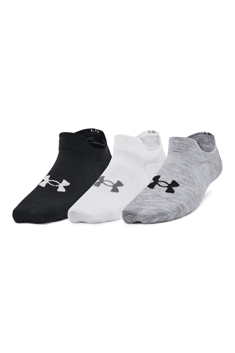 Under Armour Set de sosete unisex pana la glezna pentru antrenament Essential - 3 perechi - Pled.ro