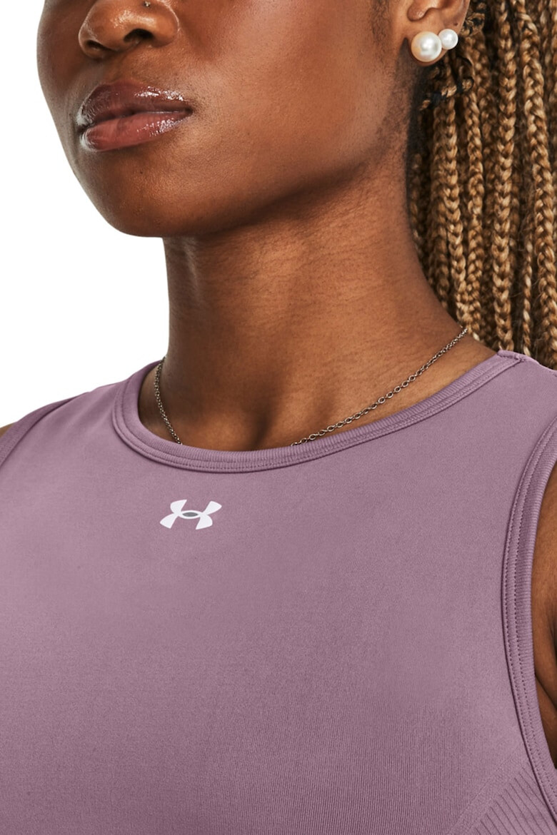 Under Armour Top crop fara cusaturi pentru antrenament Train - Pled.ro