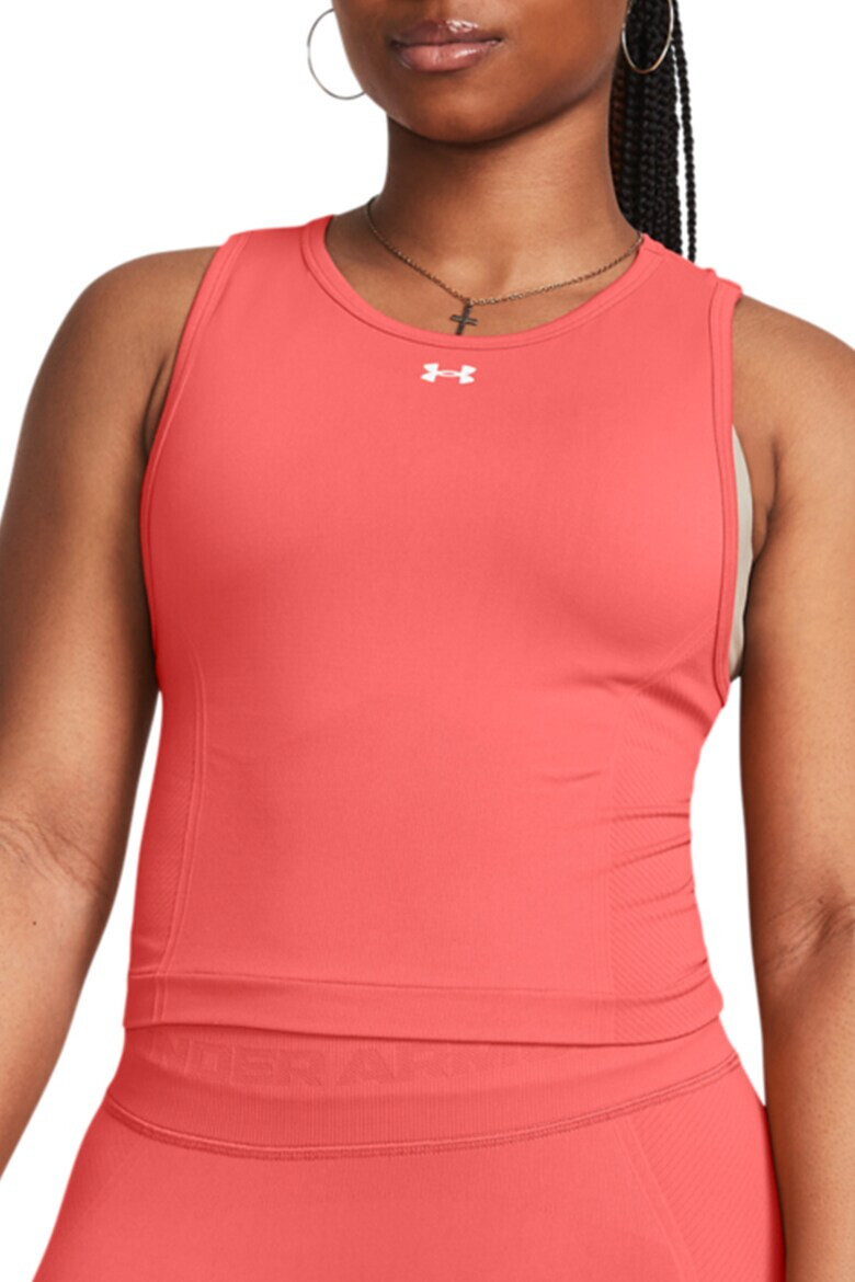 Under Armour Top crop fara cusaturi pentru antrenament Train - Pled.ro