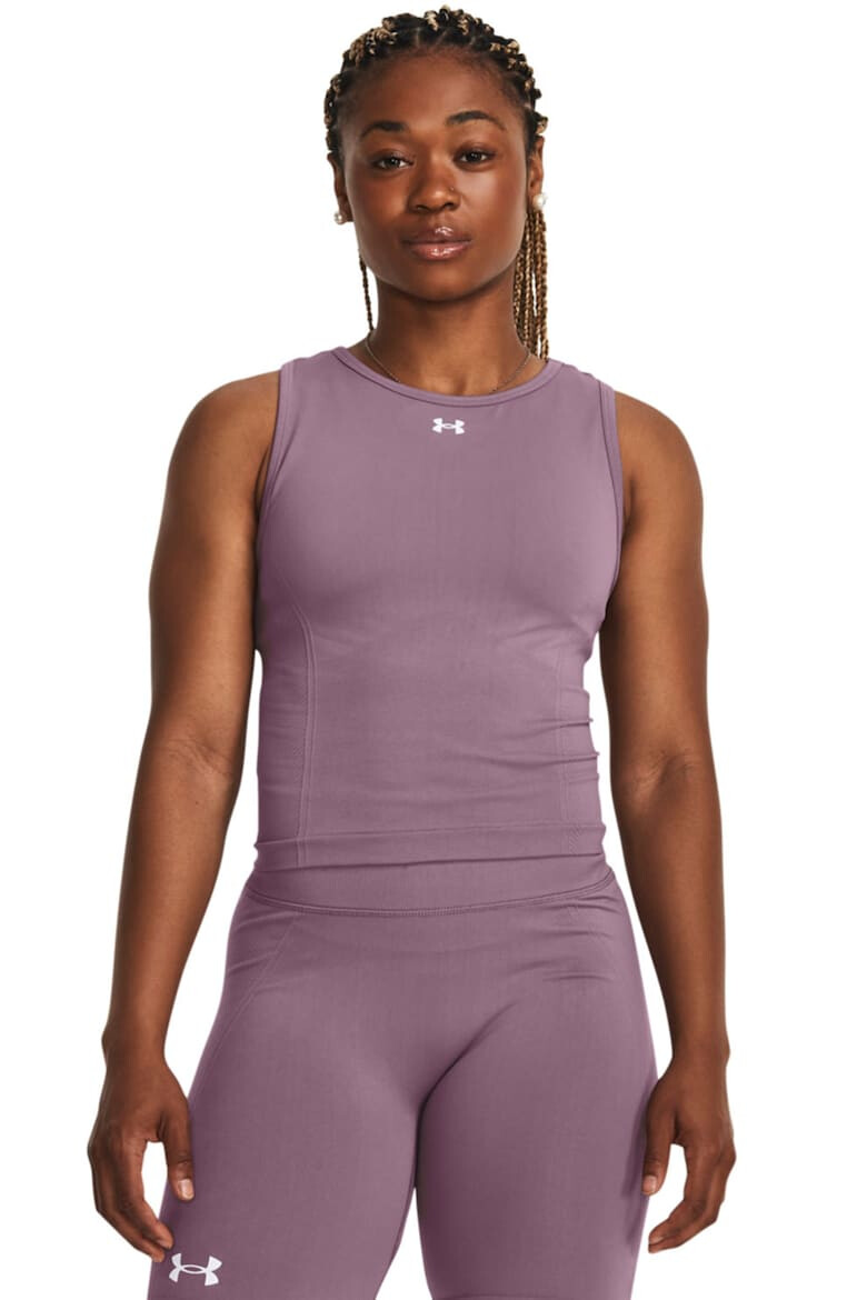 Under Armour Top crop fara cusaturi pentru antrenament Train - Pled.ro