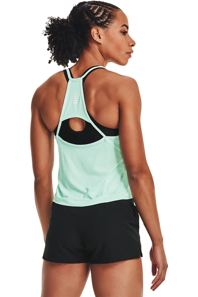 Under Armour Top cu decupaj racerback pentru alergare Qualifier - Pled.ro