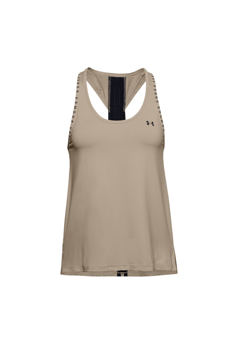 Under Armour Top cu decupaje pe partea din spate pentru fitness Knockout - Pled.ro