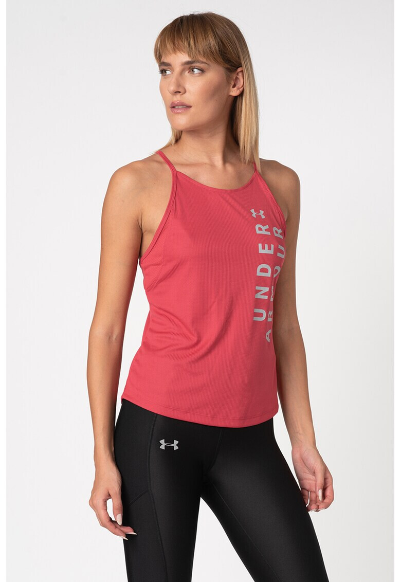 Under Armour Top cu spate decupat pentru alergare Speed Stride - Pled.ro