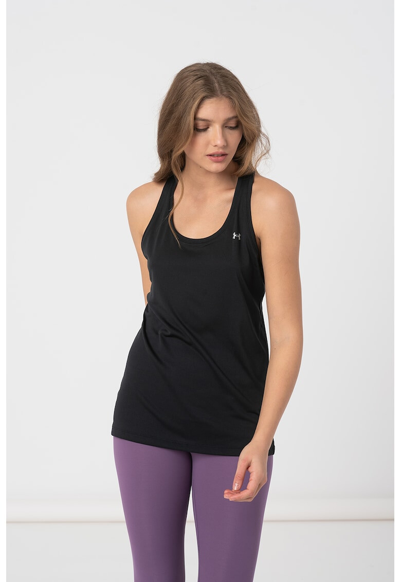 Under Armour Top cu spate decupat pentru fitness ' - Pled.ro