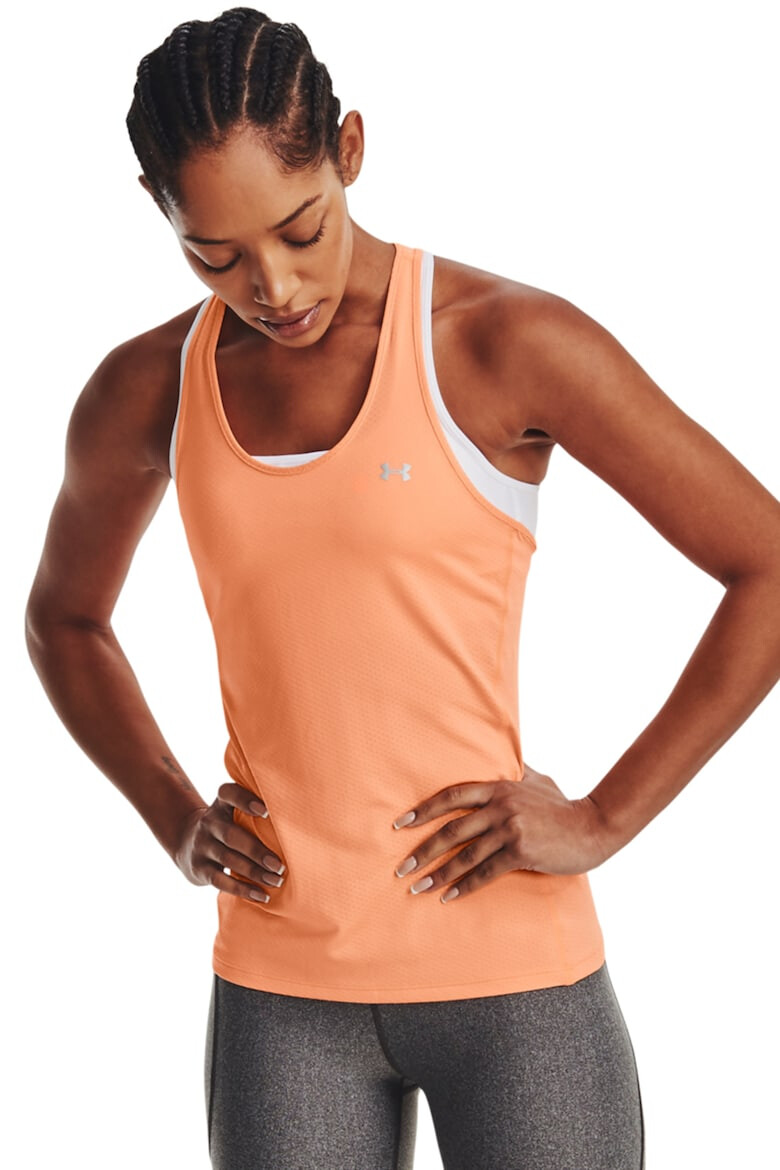 Under Armour Top cu spate decupat pentru fitness HeatGear® - Pled.ro