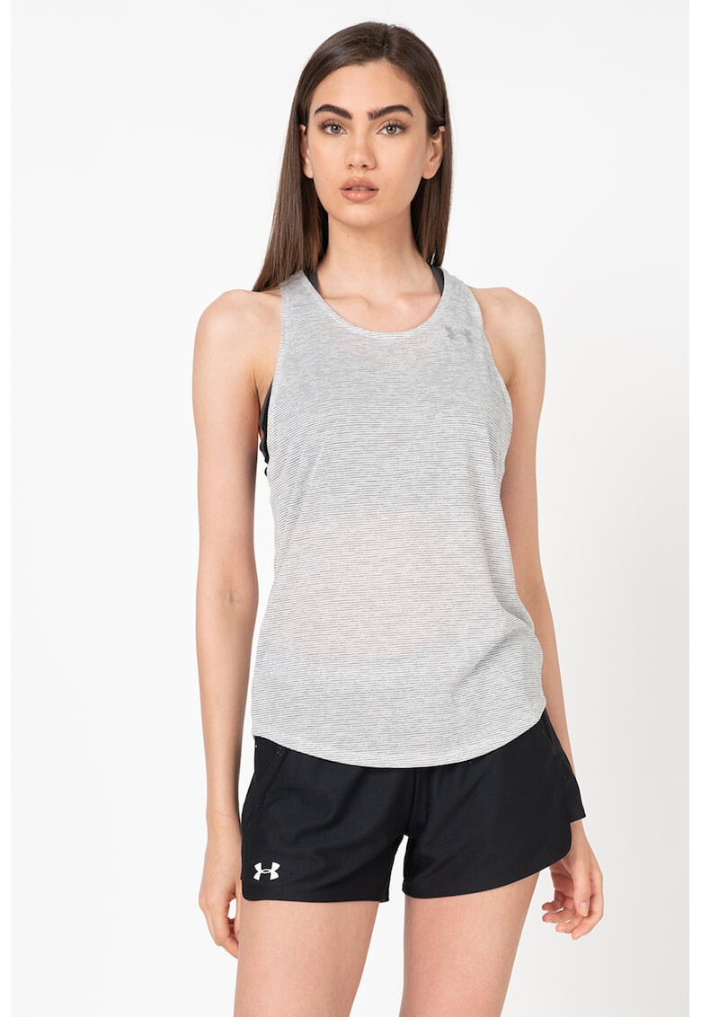 Under Armour Top cu spate decupat pentru fitness Streaker - Pled.ro