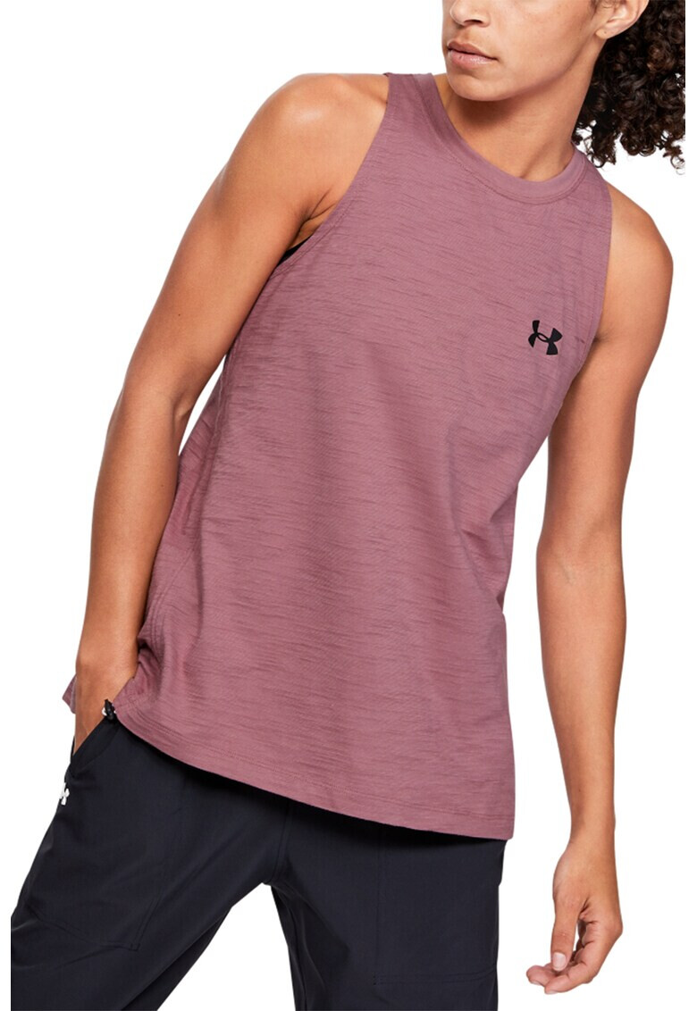 Under Armour Top cu terminatie cu snur pentru fitness - Pled.ro