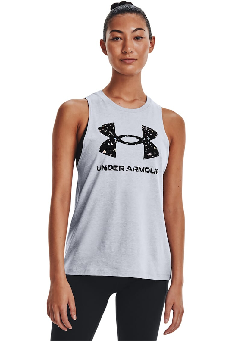 Under Armour Top din jerseu pentru fitness Sportstyle Graphic - Pled.ro