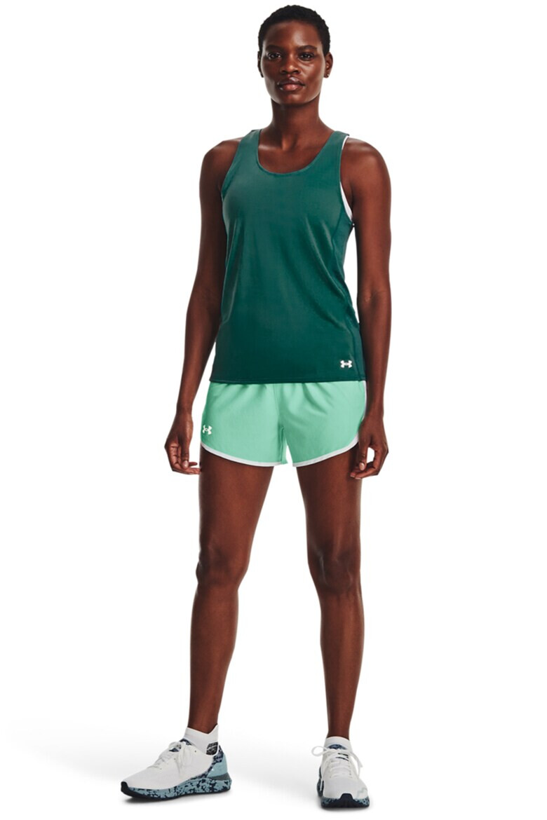 Under Armour Top elastic cu decupaj pe spate pentru alergare Fly-By - Pled.ro