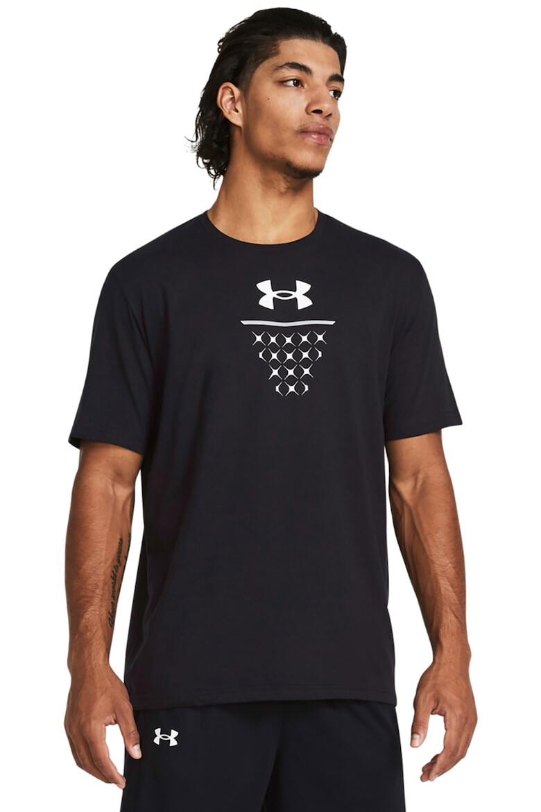 Under Armour Tricou cu decolteu la baza gatului pentru baschet - Pled.ro