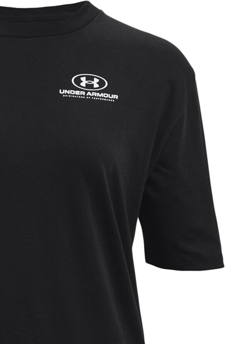 Under Armour Tricou cu decolteu la baza gatului si imprimeu logo pentru fitness - Pled.ro