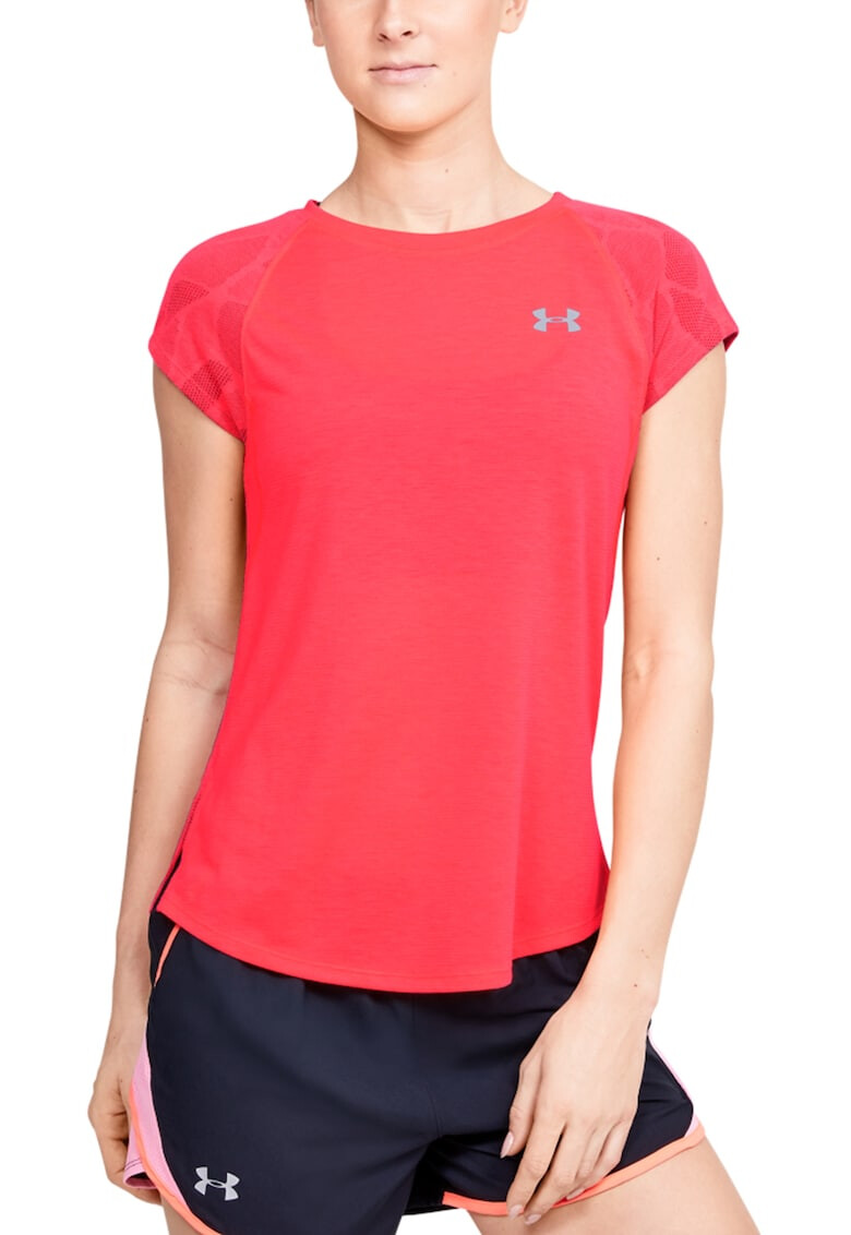 Under Armour Tricou cu decupaj pe partea din spate pentru alergare Streaker 2.0 Shift - Pled.ro