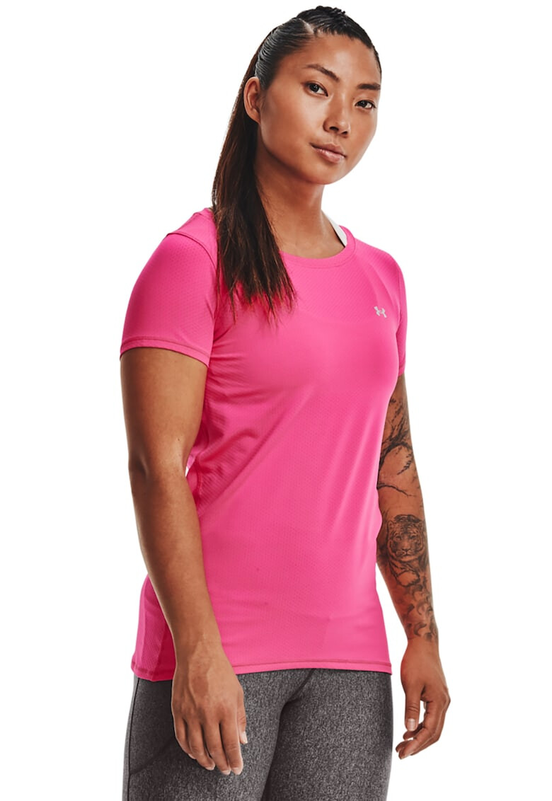 Under Armour Tricou cu detaliu logo pentru fitness HeatGear® - Pled.ro