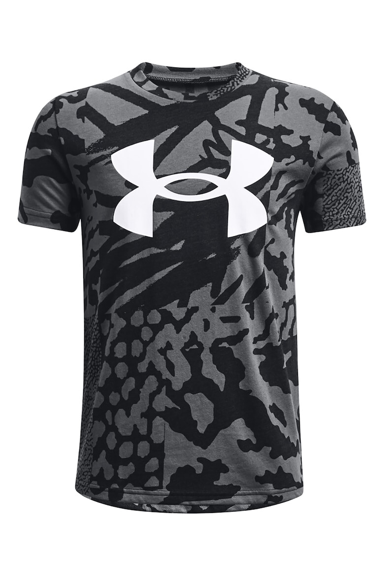 Under Armour Tricou cu imprimeu logo pentru baschet - Pled.ro