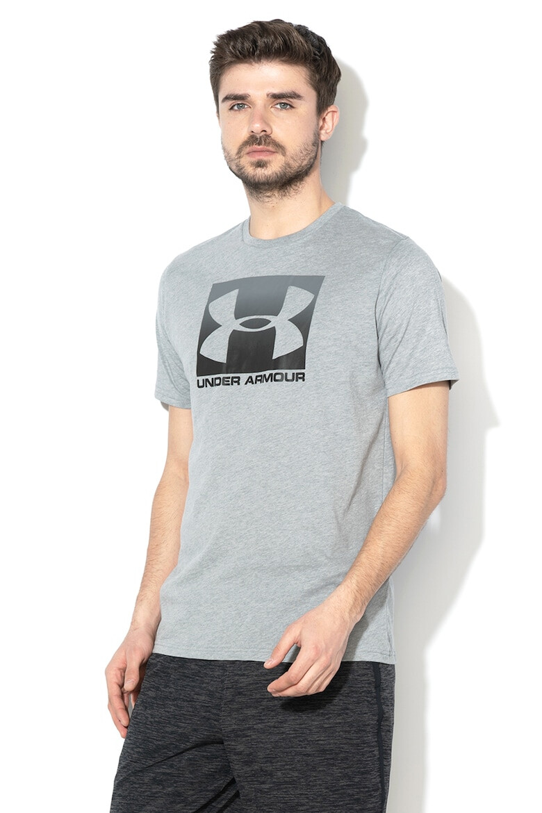 Under Armour Tricou cu imprimeu logo pentru fitness Boxed - Pled.ro