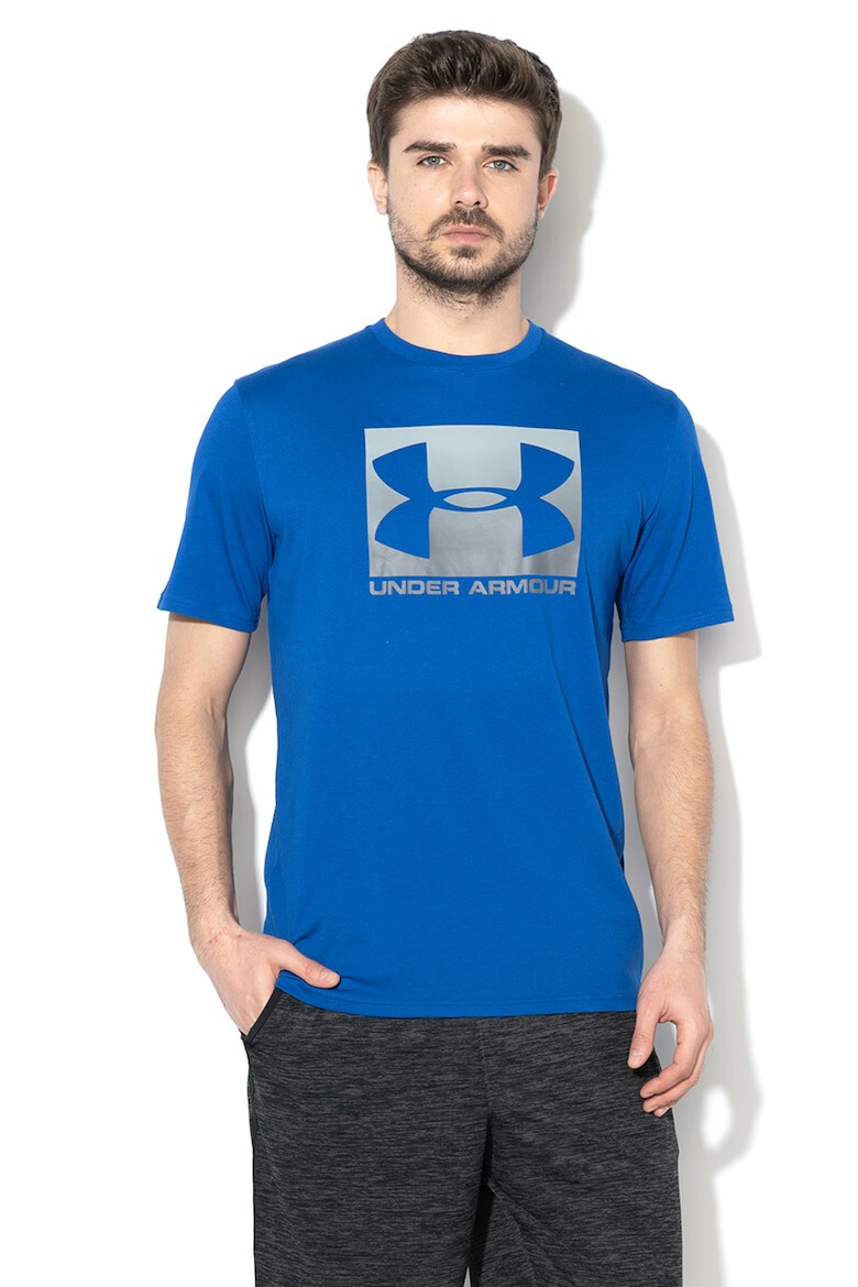 Under Armour Tricou cu imprimeu logo pentru fitness Boxed - Pled.ro