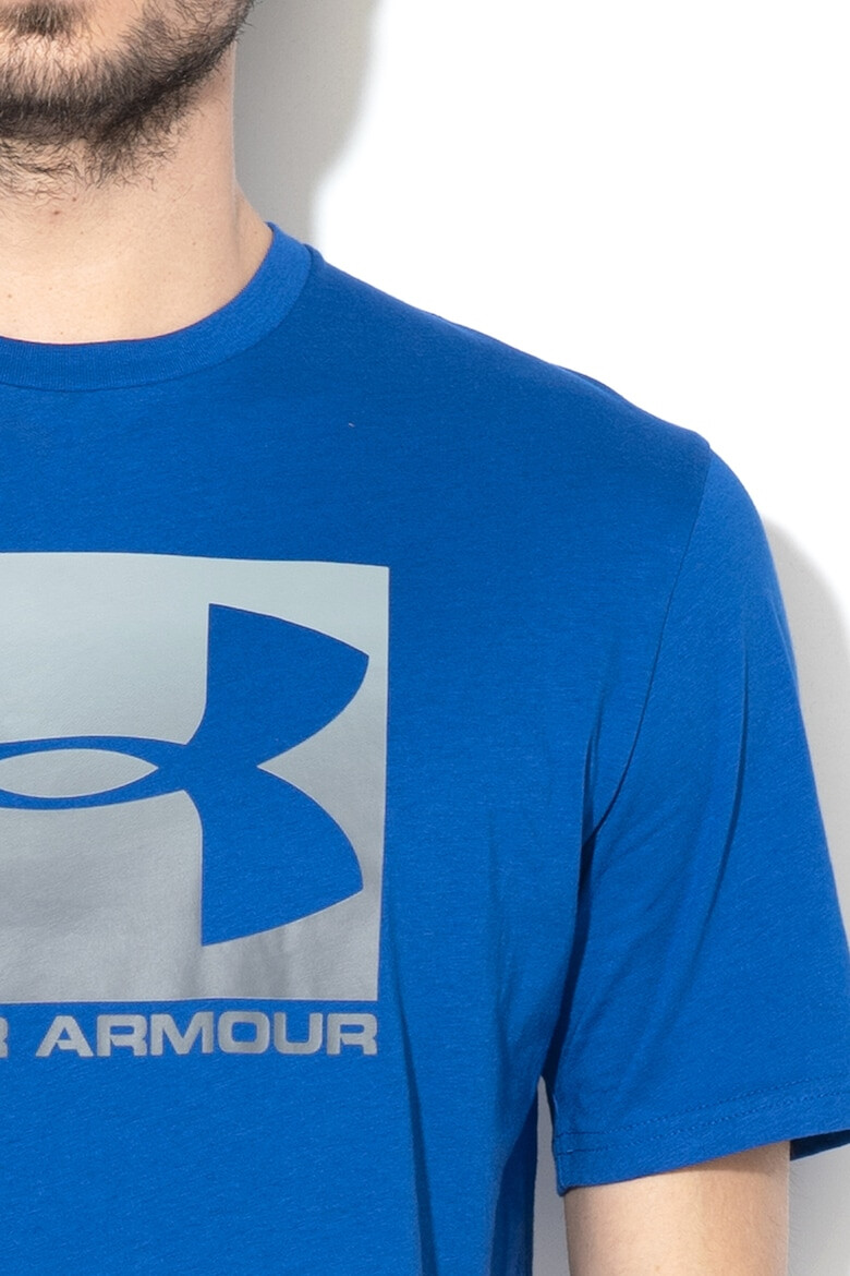 Under Armour Tricou cu imprimeu logo pentru fitness Boxed - Pled.ro