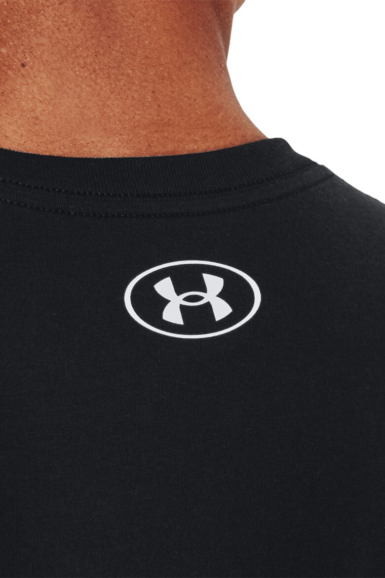 Under Armour Tricou cu imprimeu logo pentru fitness Camo - Pled.ro