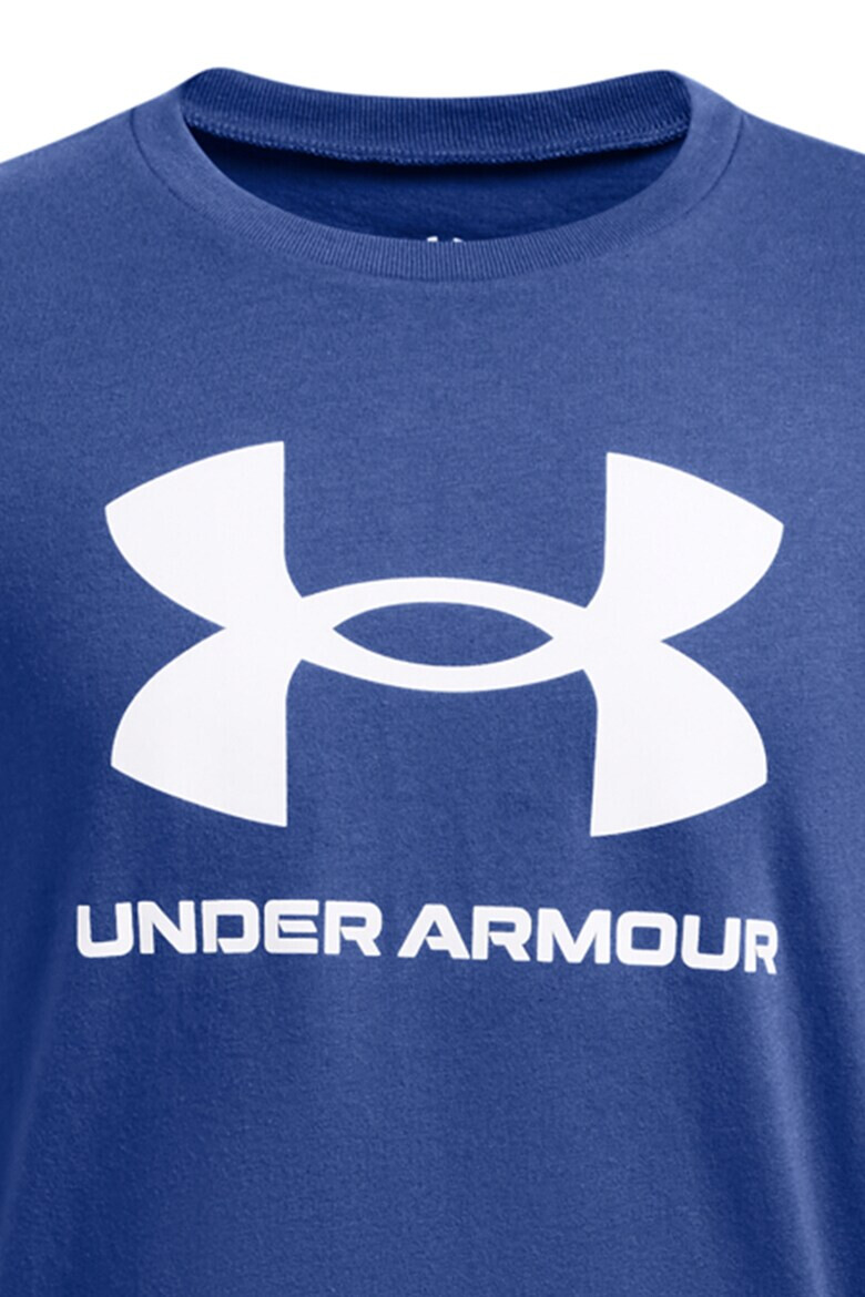 Under Armour Tricou cu imprimeu logo pentru fitness Sportstyle - Pled.ro