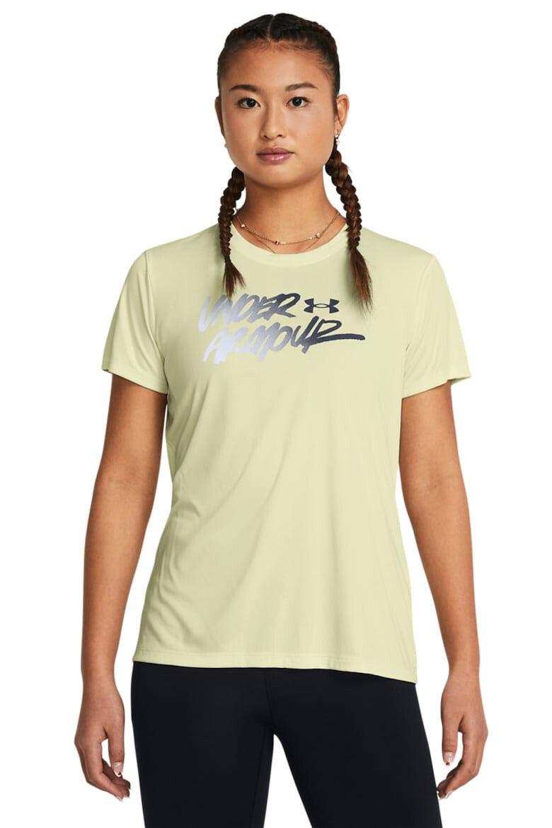 Under Armour Tricou cu imprimeu logo pentru fitness Velocity - Pled.ro