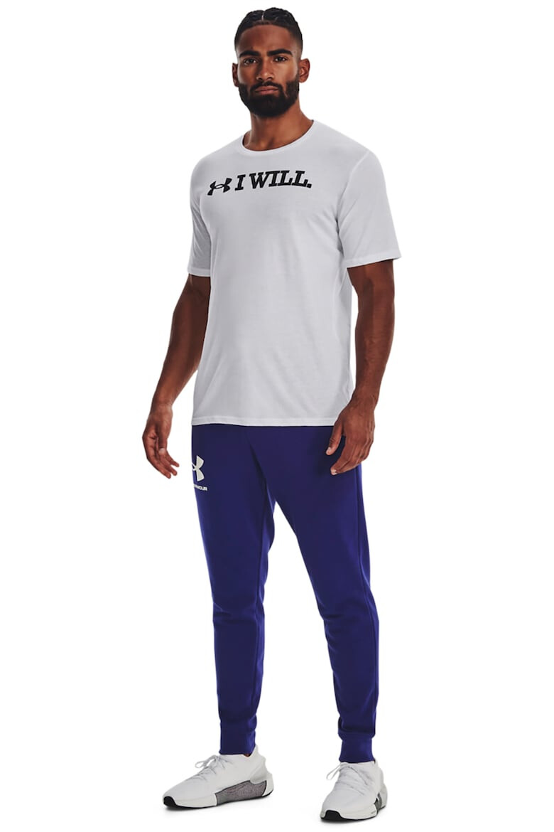 Under Armour Tricou cu imprimeu logo si text pentru antrenament - Pled.ro