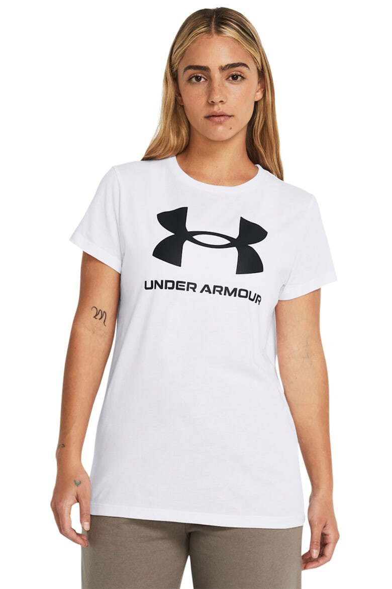 Under Armour Tricou cu imprimeu logo Sportstyle Rival - Pled.ro