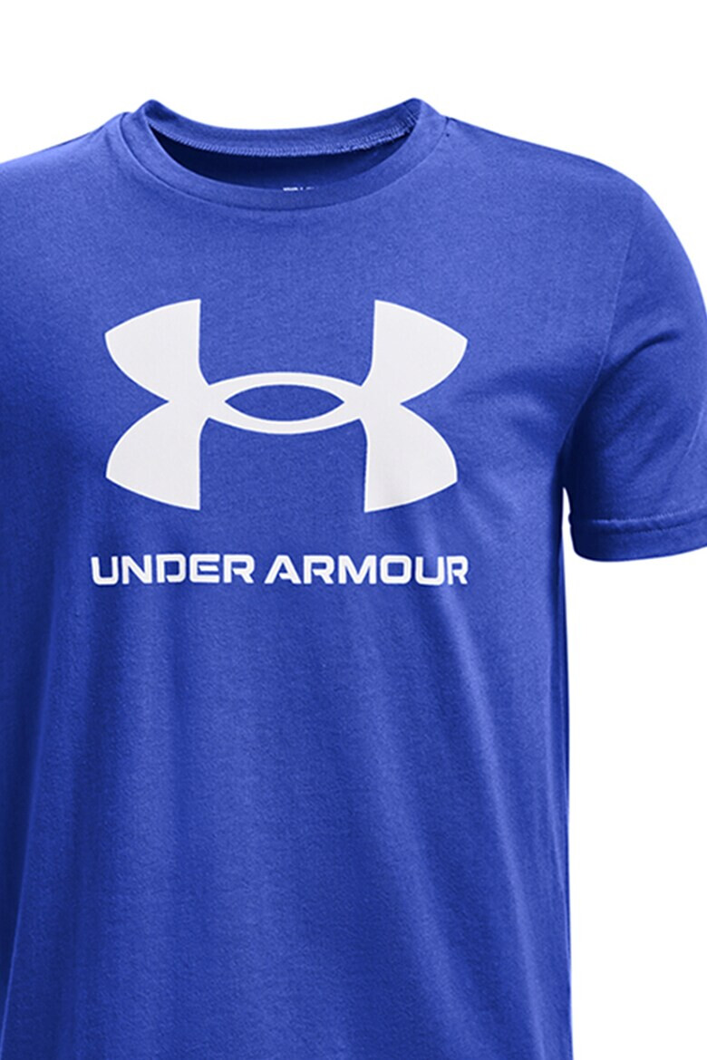 Under Armour Tricou cu logo pentru fitness Sportstyle - Pled.ro