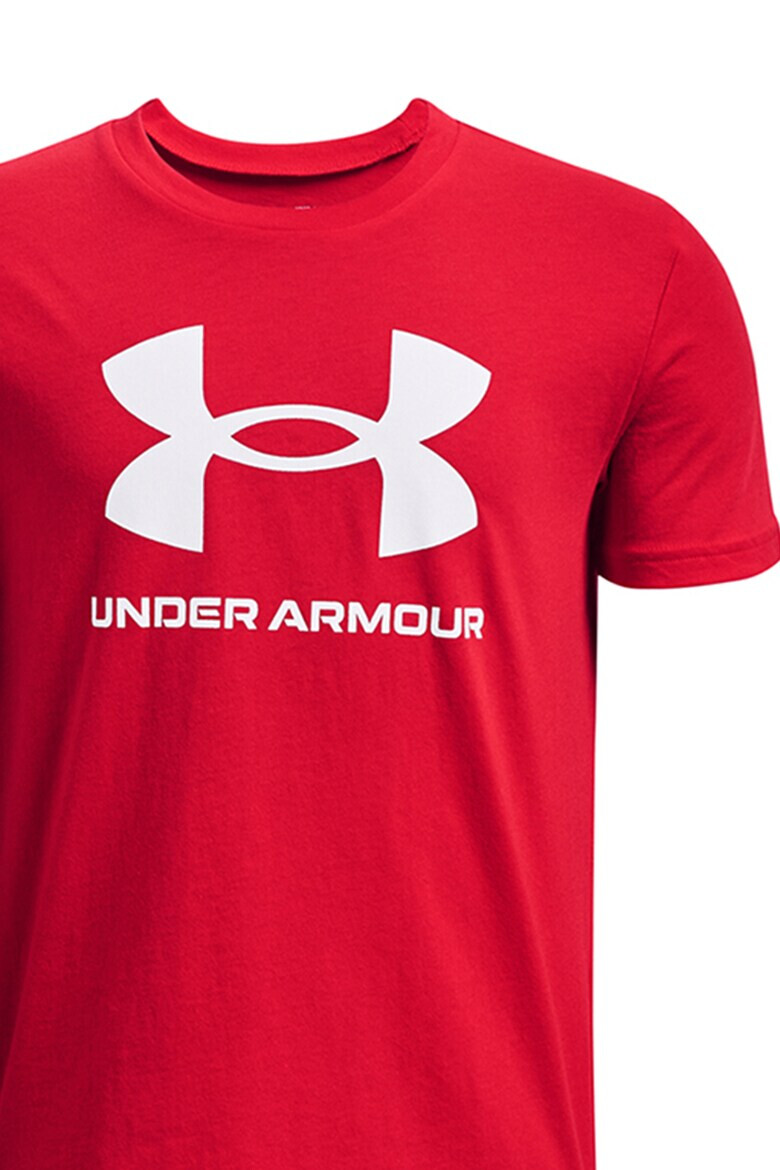 Under Armour Tricou cu logo pentru fitness Sportstyle - Pled.ro