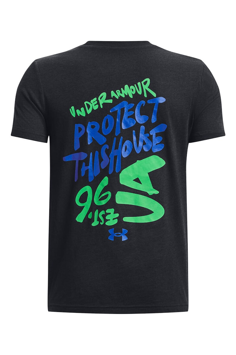 Under Armour Tricou cu logo pentru fitness - Pled.ro