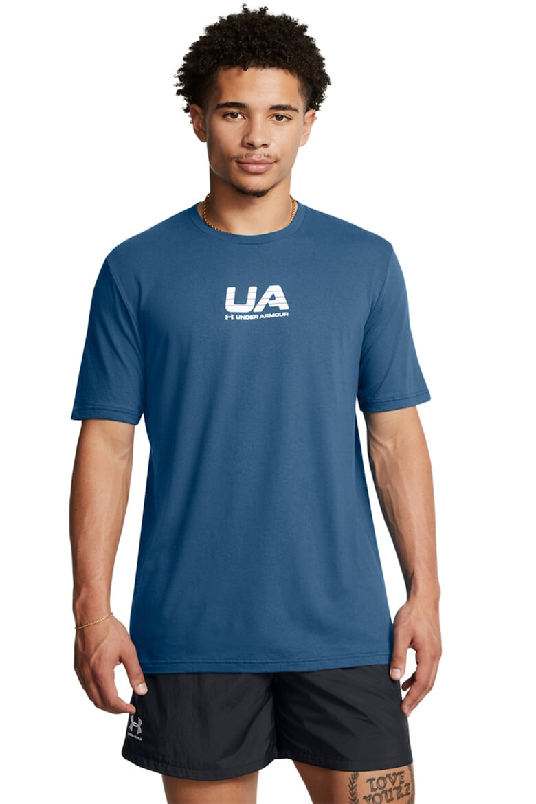 Under Armour Tricou cu logo pentru fitness - Pled.ro