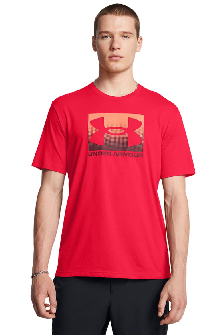 Under Armour Tricou cu logo pentru fitness Boxed Sports - Pled.ro