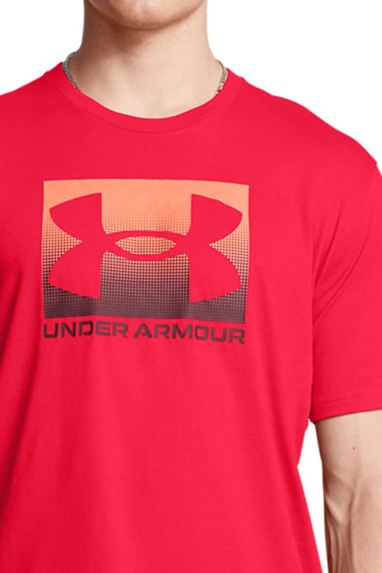 Under Armour Tricou cu logo pentru fitness Boxed Sports - Pled.ro