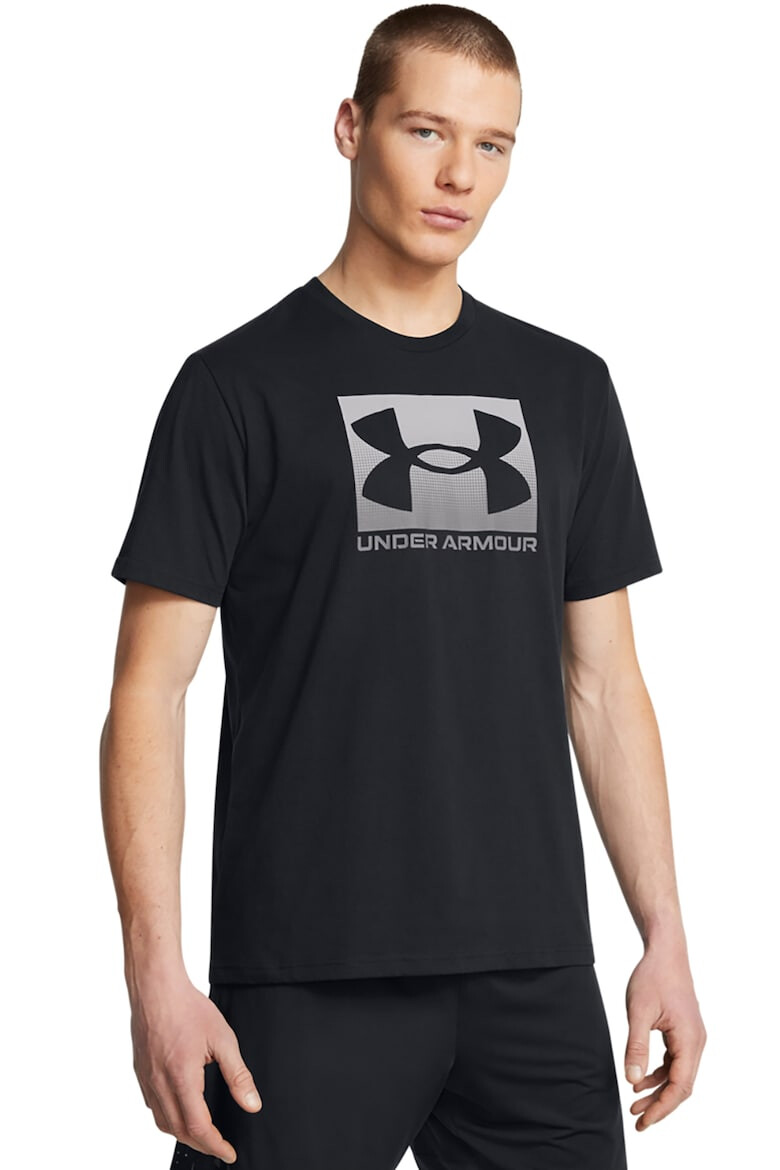 Under Armour Tricou cu logo pentru fitness Boxed Sports - Pled.ro