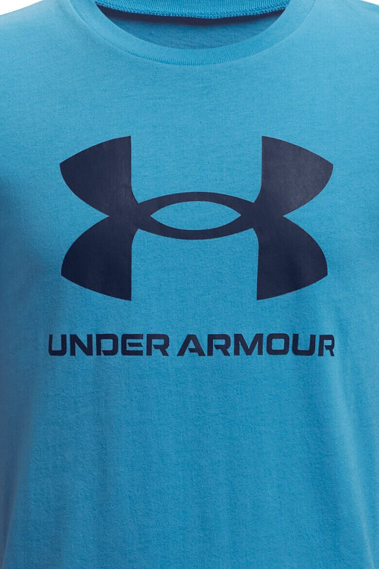 Under Armour Tricou cu logo pentru fitness Sportstyle - Pled.ro