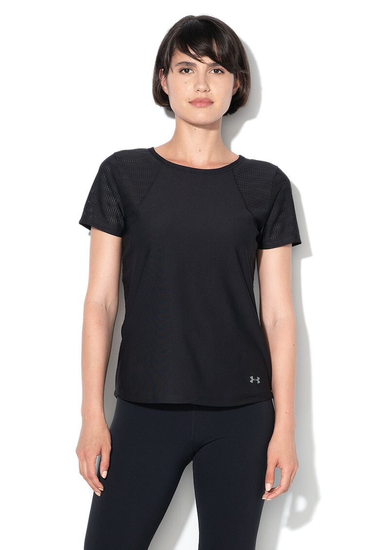 Under Armour Tricou cu terminatie rotunjita pentru fitness Vanish Disrupt - Pled.ro