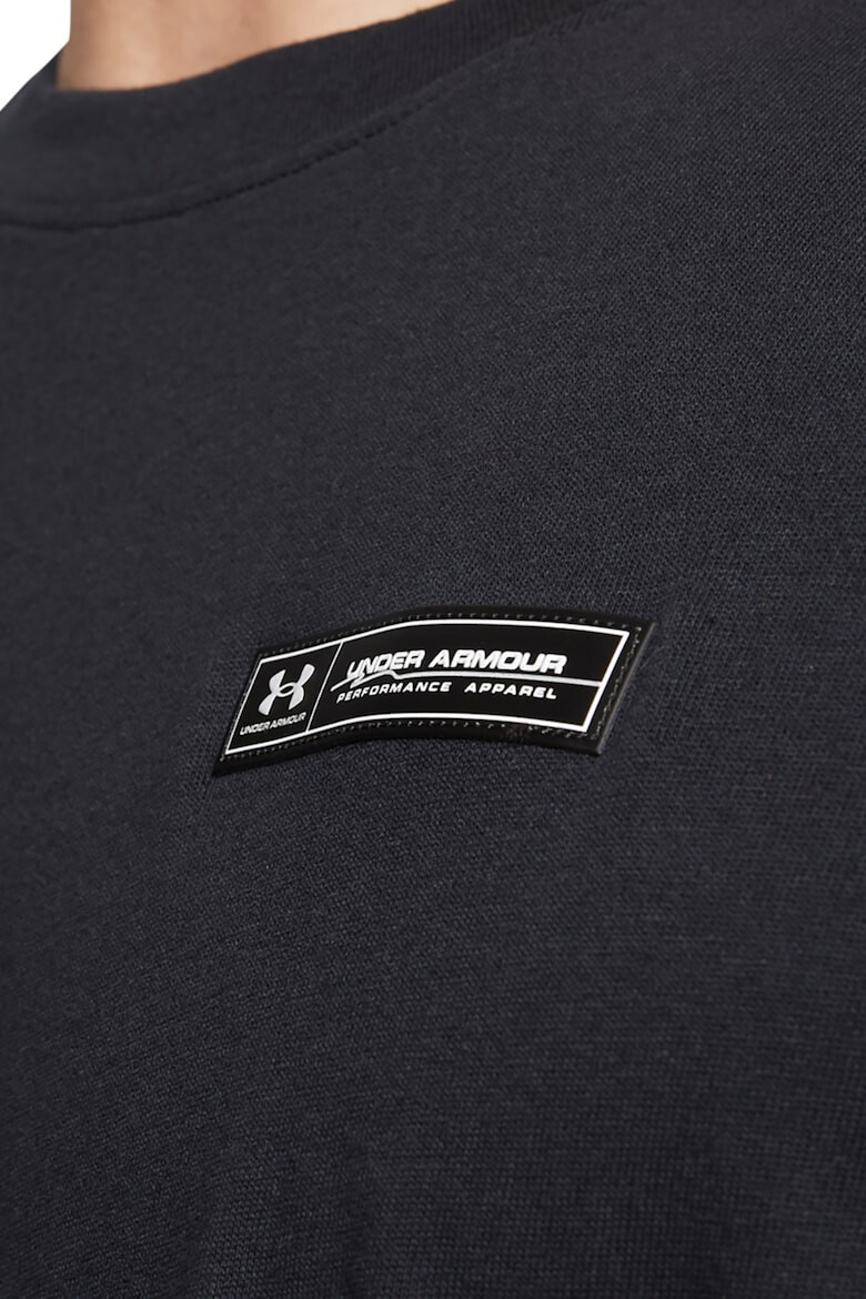 Under Armour Tricou din amestec de bumbac cu decolteu la baza gatului pentru antrenament - Pled.ro