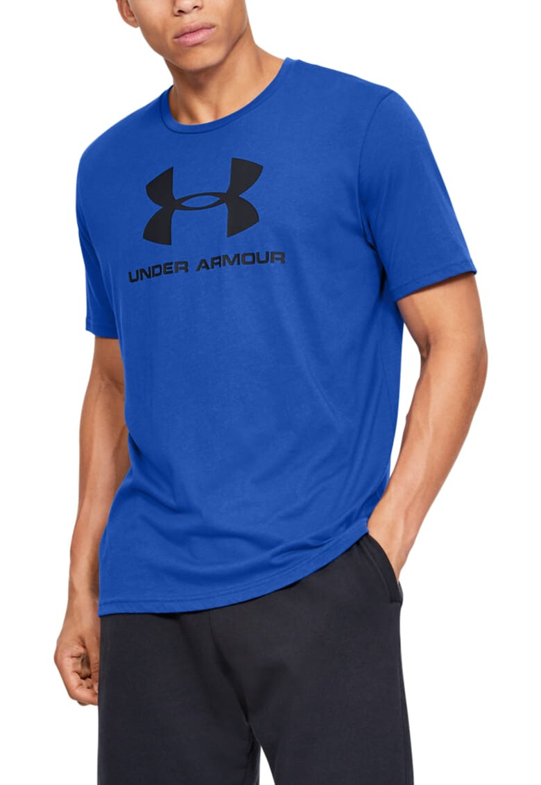 Under Armour Tricou lejer cu imprimeu logo pentru fitness - Pled.ro