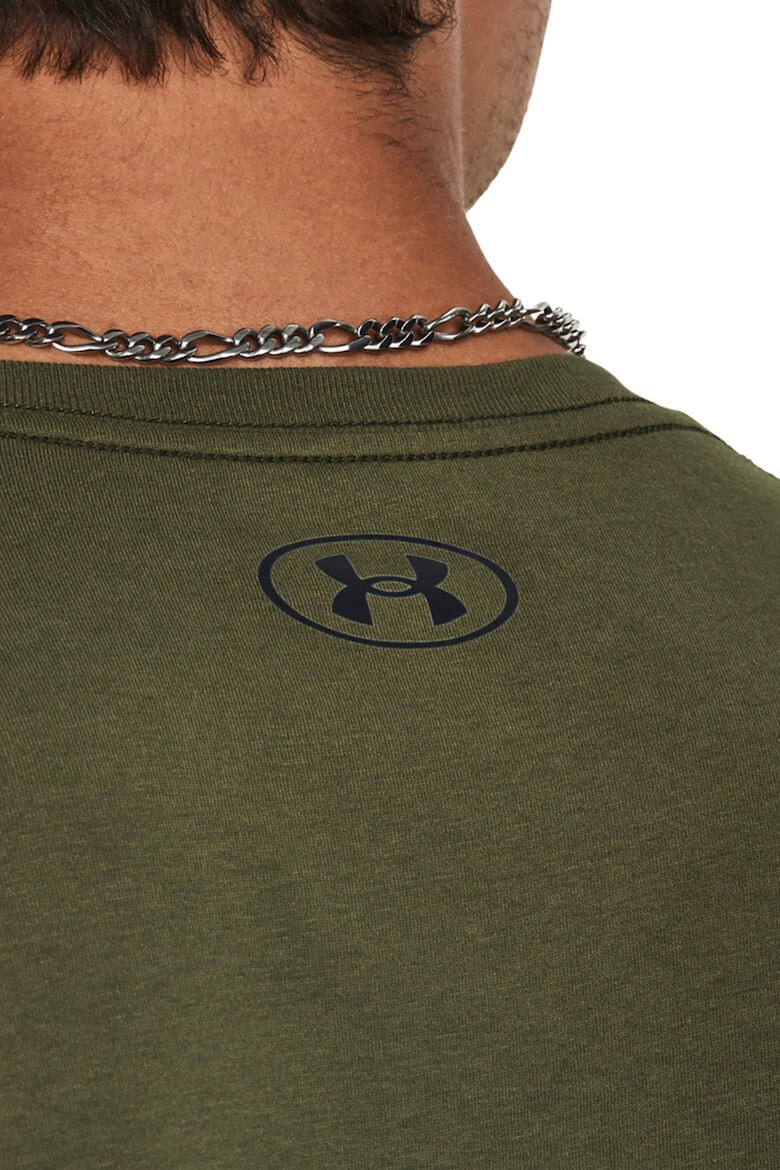 Under Armour Tricou lejer cu imprimeu logo pentru fitness Branded - Pled.ro