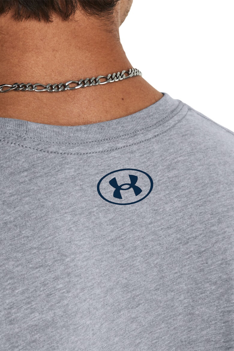 Under Armour Tricou lejer cu imprimeu logo pentru fitness Branded - Pled.ro