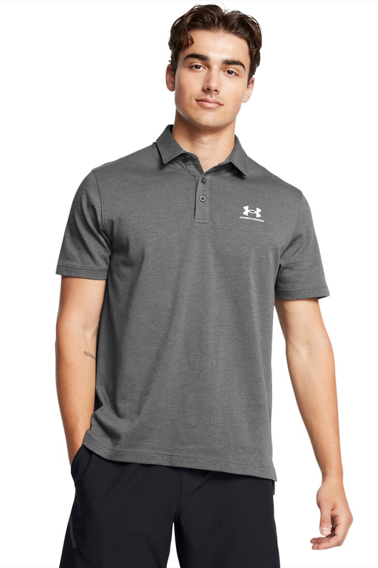 Under Armour Tricou polo cu detaliu logo pentru fitness - Pled.ro