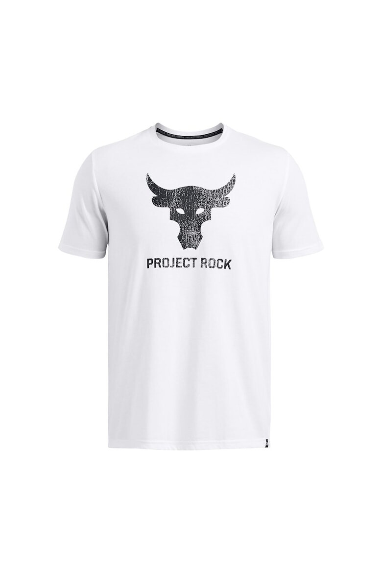 Under Armour Tricou Project Rock 1383191-100 Barbati Alb - Pled.ro