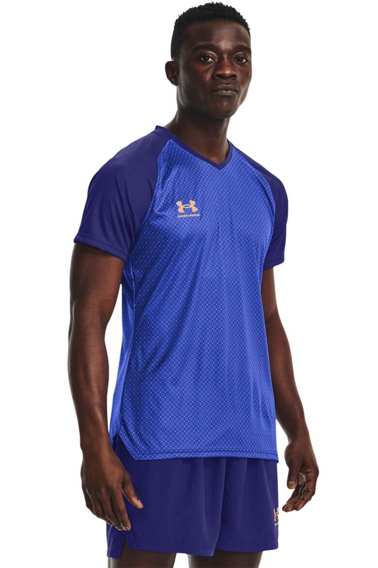 Under Armour Tricou slim fit cu decolteu in V pentru fotbal Accelerate - Pled.ro