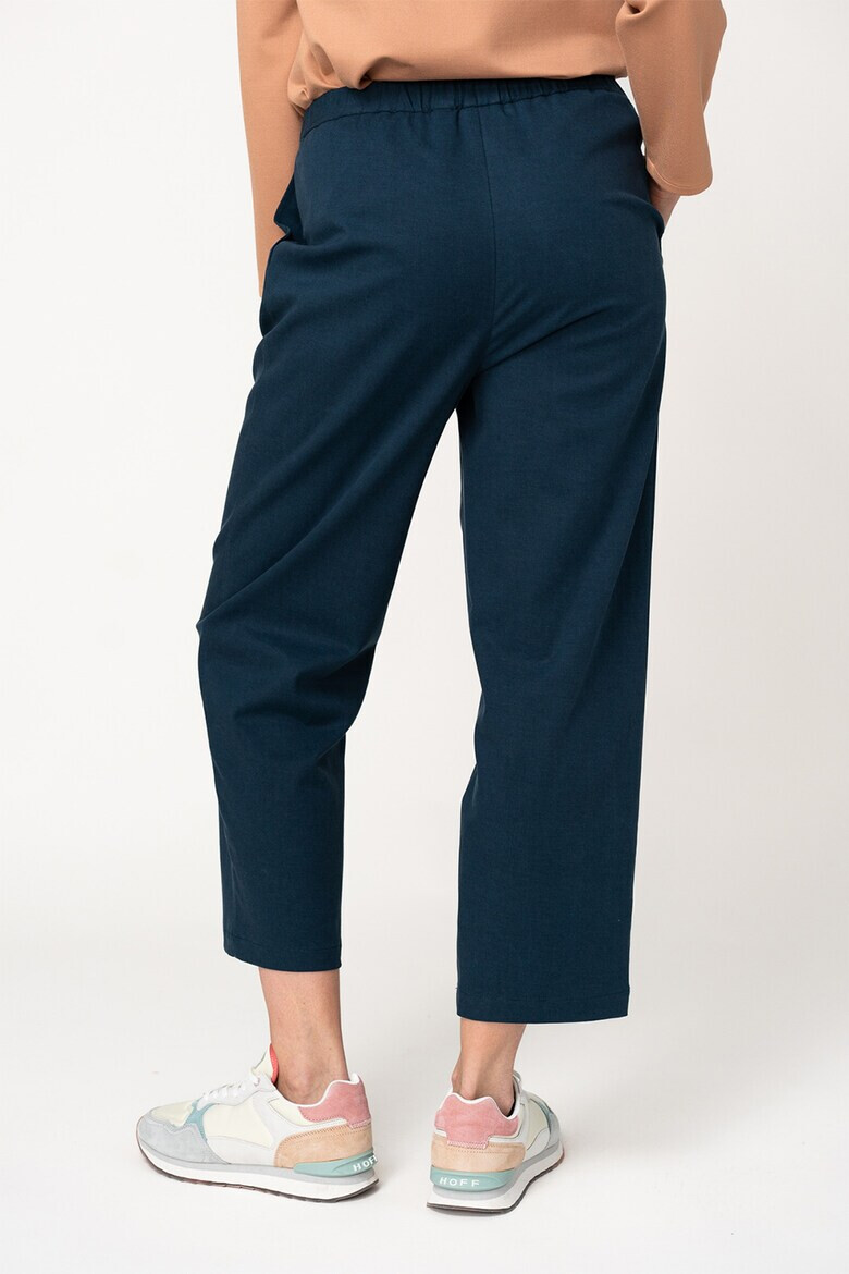 UNDRESS Pantaloni crop din amestec de lyocell Charlie - Pled.ro