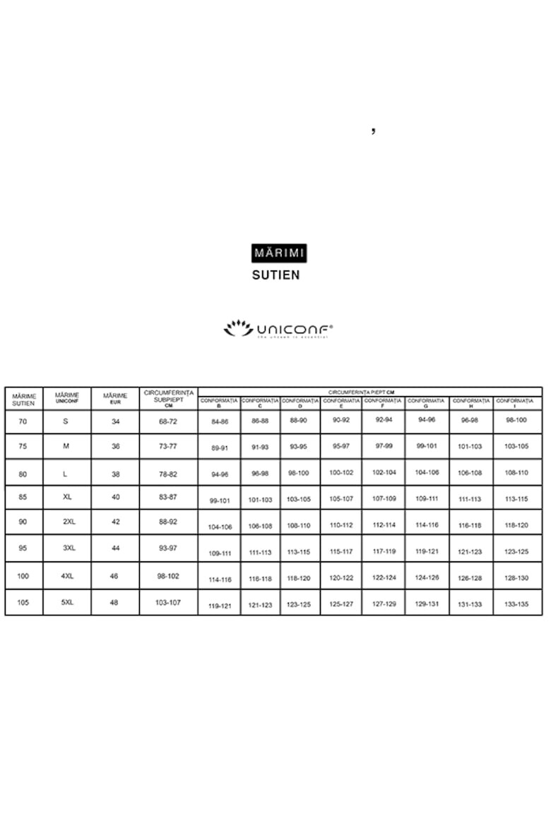 Uniconf Bustiera dama BU12 - Pled.ro