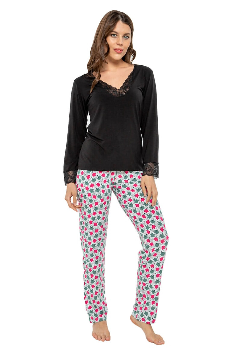 Uniconf Pijama dama din modal PFV55IMP104 - Pled.ro