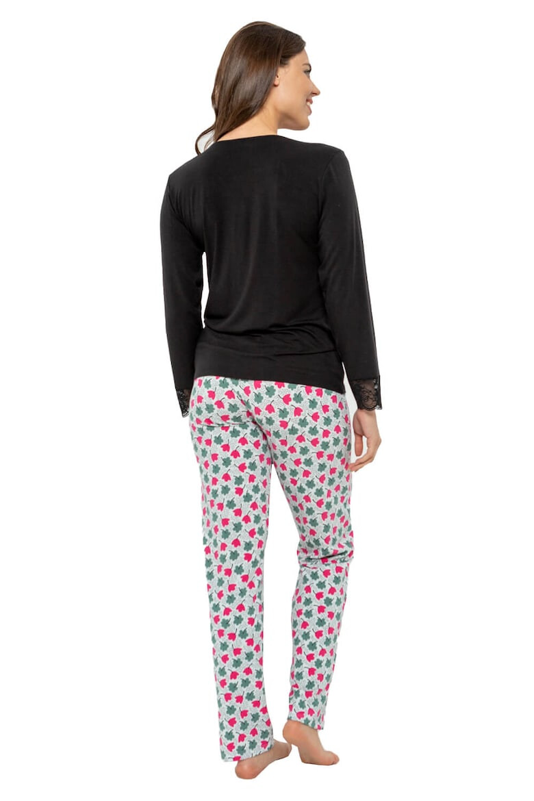 Uniconf Pijama dama din modal PFV55IMP104 - Pled.ro